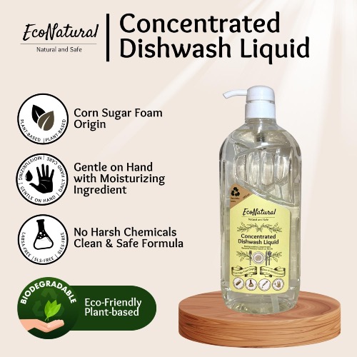 EcoNatural Concentrated Dishwash Liquid 1L