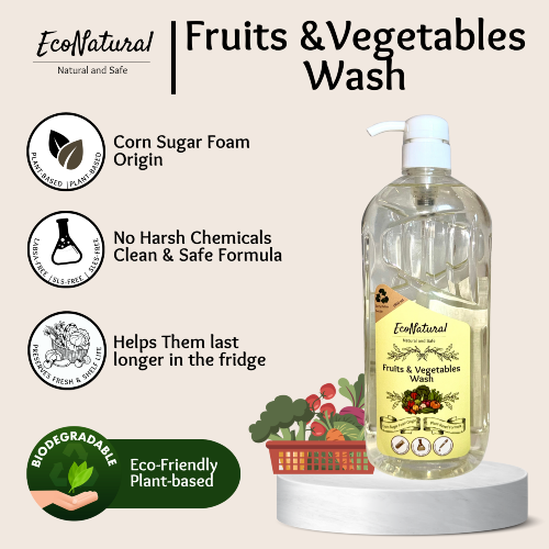 EcoNatural Fruits & Vegetables Wash 1L