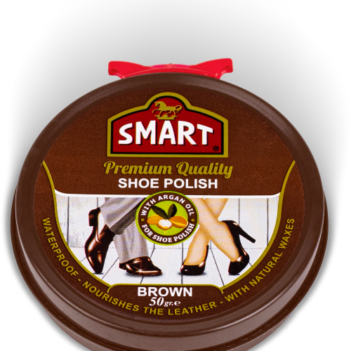 Smart Paste Shoe Polish 50ml - Brown